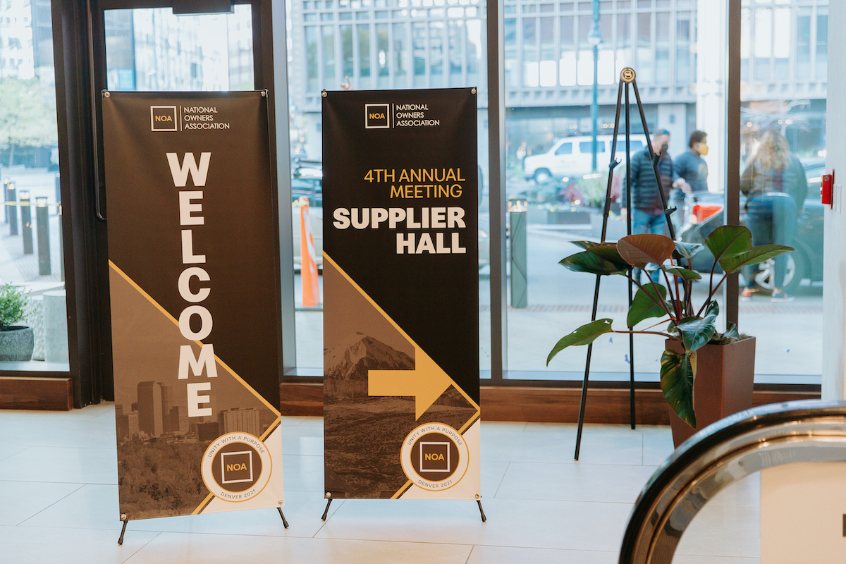 supplier hall signage
